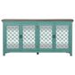 Belle Furnishings Kensington 4-Door Accent Cabinet in Blue, , large