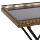 Maple and Jade Tray Top Accent Table in Gold and Black, , large