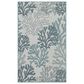 Nourison Garden Oasis Nautical Blue 3" x 5" Indoor/Outdoor Area Rug, , large
