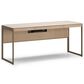 BDI Sequel Studio 66" L-Desk with Return in Neo Oak and Bronze, , large