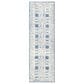Surya Louvre LOU-2300 2"6" x 8" Navy, Cream and Ice Blue Scatter Rug, , large