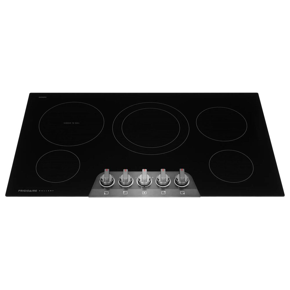 Frigidaire Gallery 36" Electric Cooktop with 5 Element in Black Stainless Steel, , large