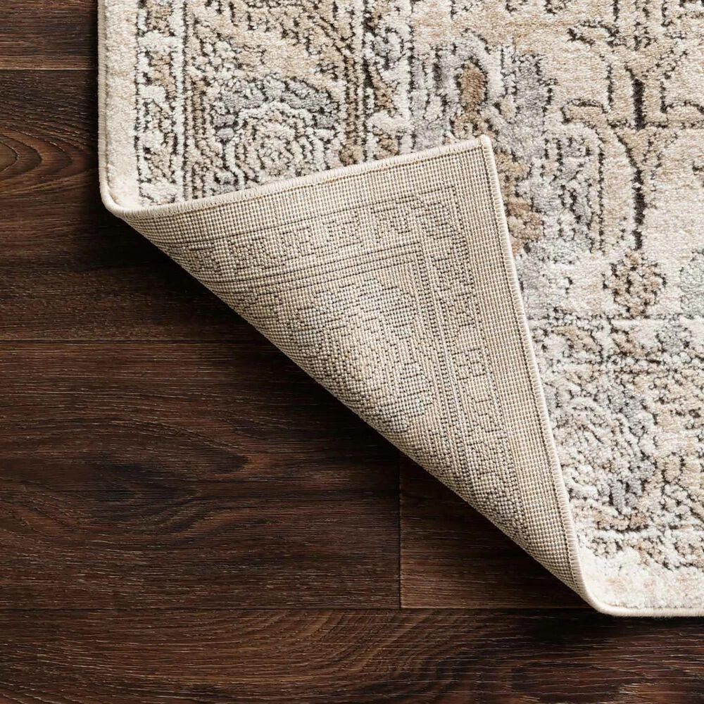 Loloi Teagan TEA-03 5'3" x 7'6" Ivory and Sand Area Rug, , large