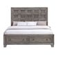 Davis International Traditional King Panel Bed in Gray, , large