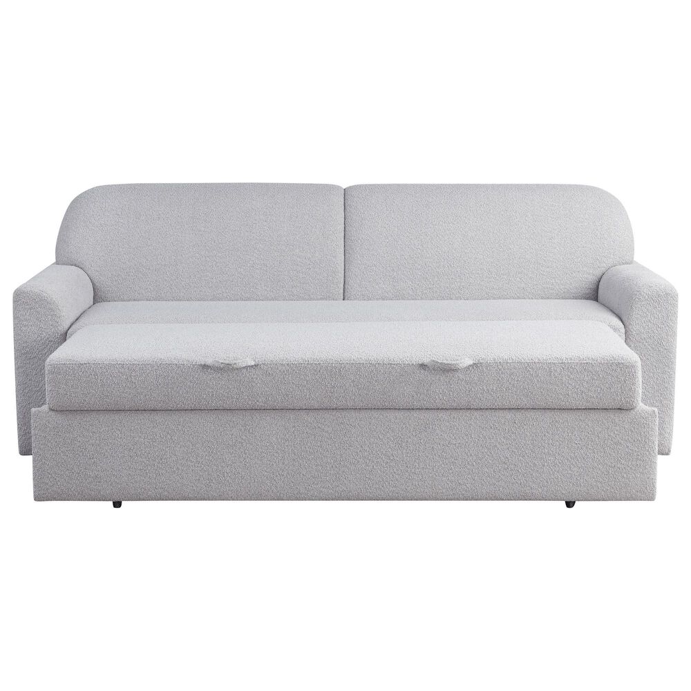 Lifestyle Solutions Willow Stationary Convertible Sofa in Light Gray, , large