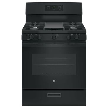 GE Appliances 5.0 Cu. Ft. Freestanding Gas Range in Black, , large