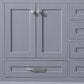 Lexora Home Dukes 60" Double Bathroom Vanity with 58" Mirror in Dark Grey, , large