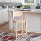 Linon Home Decor Devin Counter Stool in Unfinished (Set of 2), , large