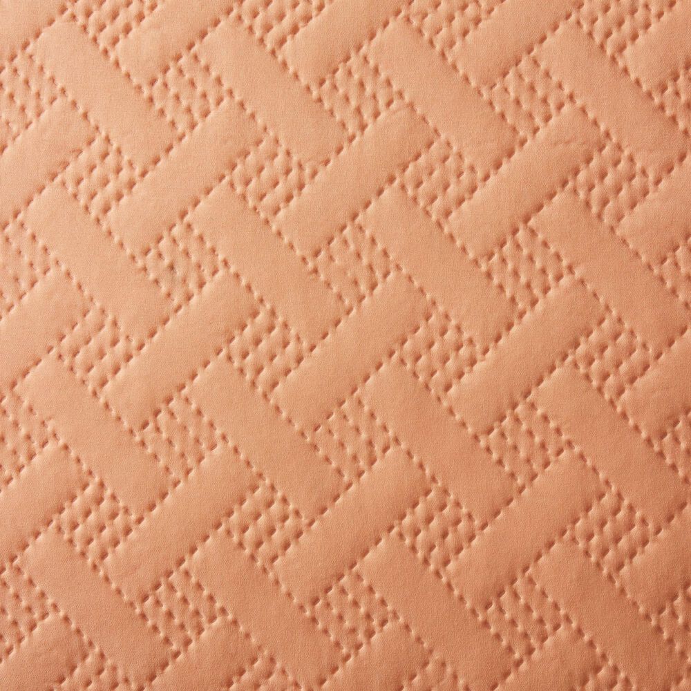 Trade Linker 3-Piece Queen Basket Pinsonic Quilt Set in Peach Fuzz, , large