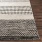 Surya Mardin 8"10" x 12" Black and Beige Area Rug, , large