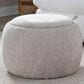 Lumisource Tray Storage Pouf in Light Brown, , large