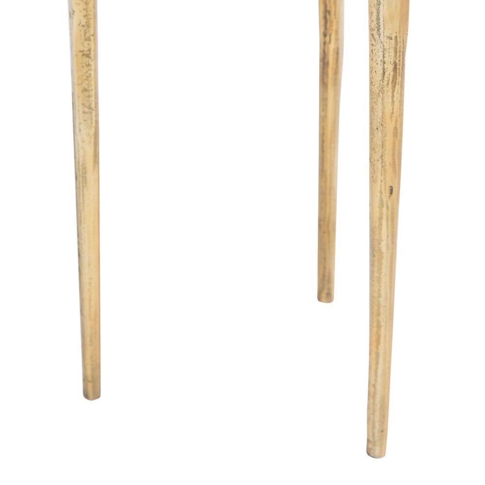Zuo Modern Como Accent Table in Antique Gold/Gold &#40;Set of 2&#41;, , large