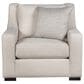 Bernhardt Germain Accent Chair in White and Cream, , large