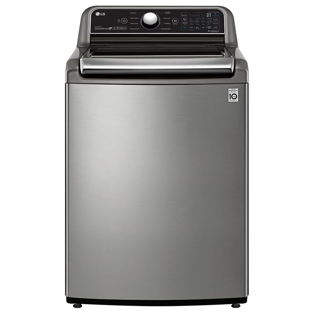 LG 4.8 Cu. Ft. Top Load Washer with Agitator and TurboWash3D Technology in Graphite Steel, , large