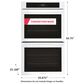 Frigidaire 30" Double Electric Wall Oven with Fan Convection in White, , large