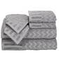 Timberlake Lavish Home Chevron 100% Cotton 6 Piece Towel Set, , large