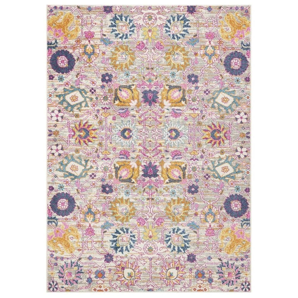 Nourison Passion PSN01 5&#39;3&quot; x 7&#39;3&quot; Fuchsia Area Rug, , large