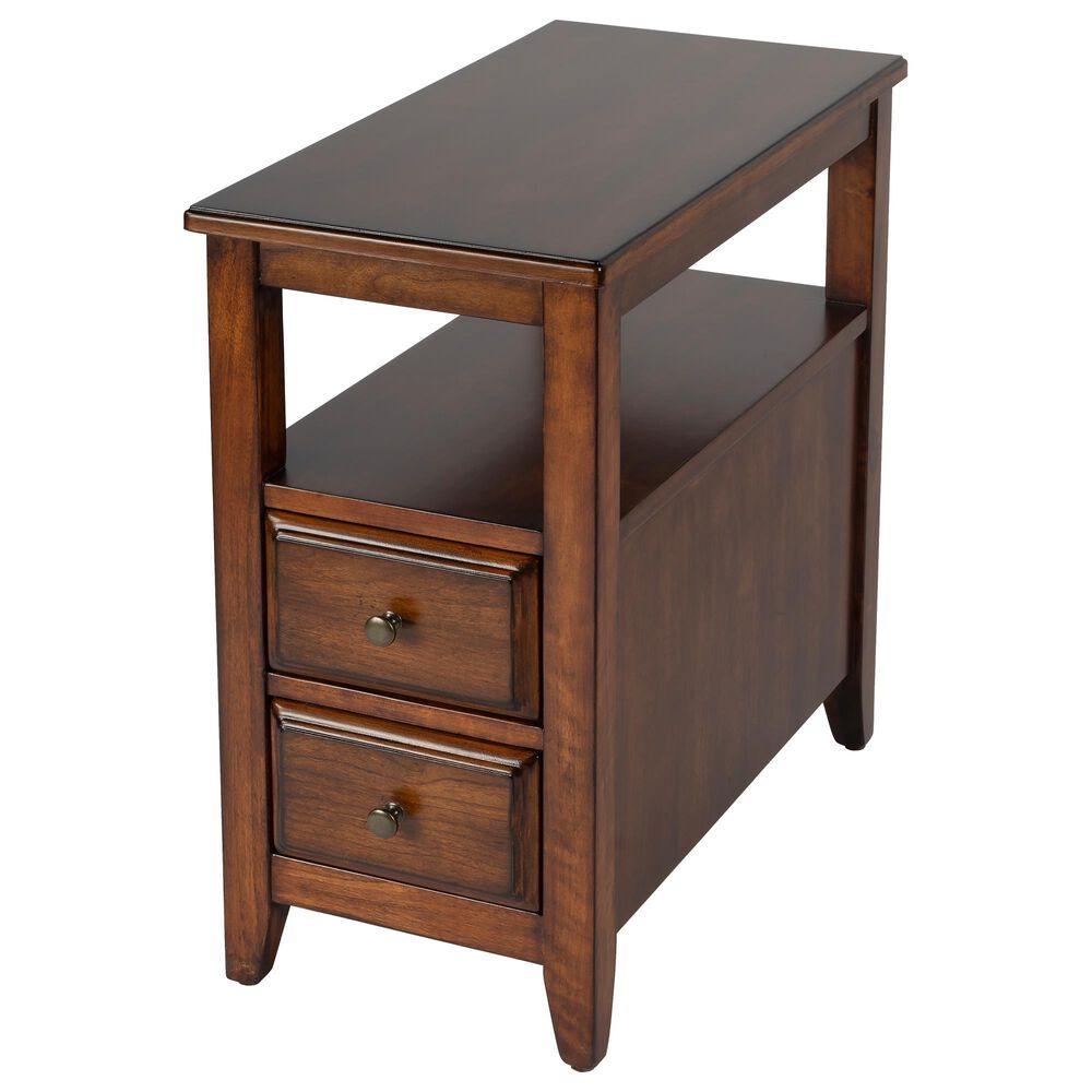 Butler Marcus Chairside Table in Antique Cherry, , large