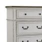 Ashley Blendon 6-Drawer Dresser in Chipped White and Brown, , large