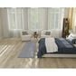 Nourison Courtyard Ivory and Blue 2"2" x 8" Indoor/Outdoor Runner, , large