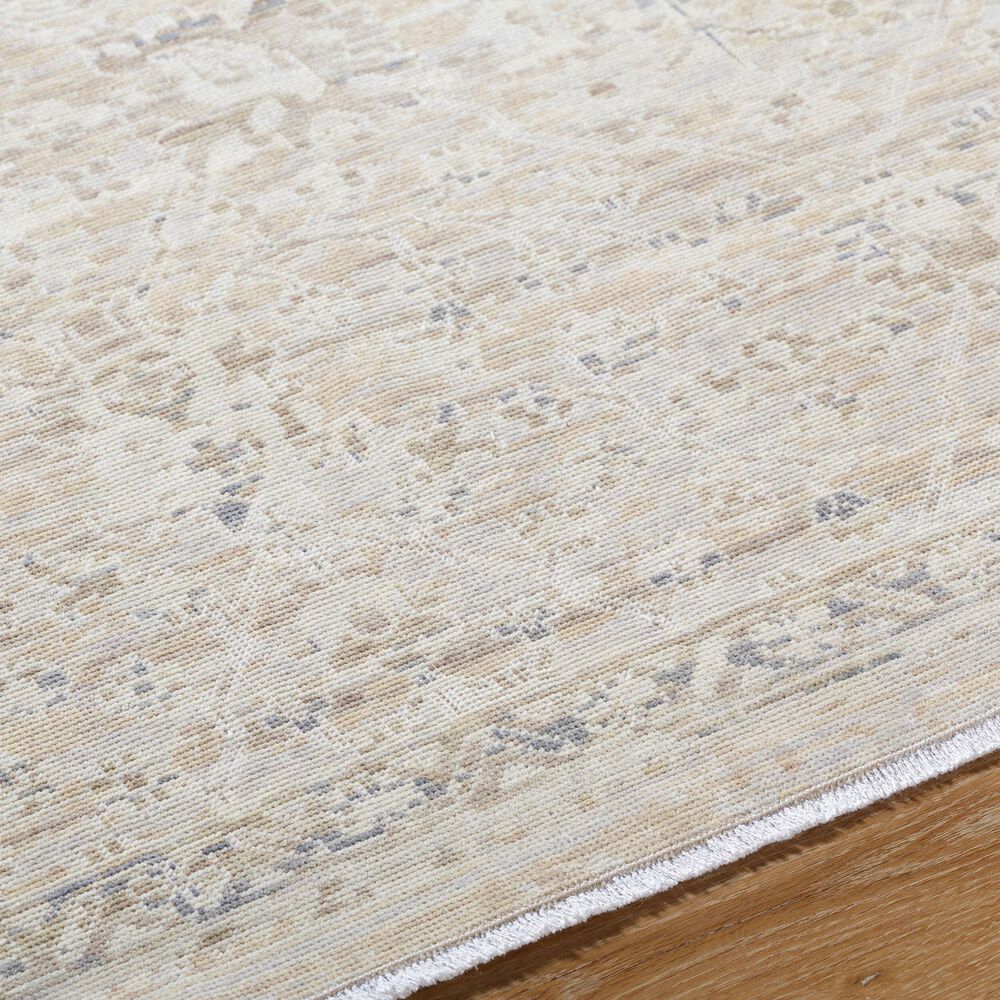 Surya Once Upon a Time Ivory, Light Gray, Tan, Light Brown and Gray 2&#39;11&quot; x 9&#39;10&quot; Runner, , large
