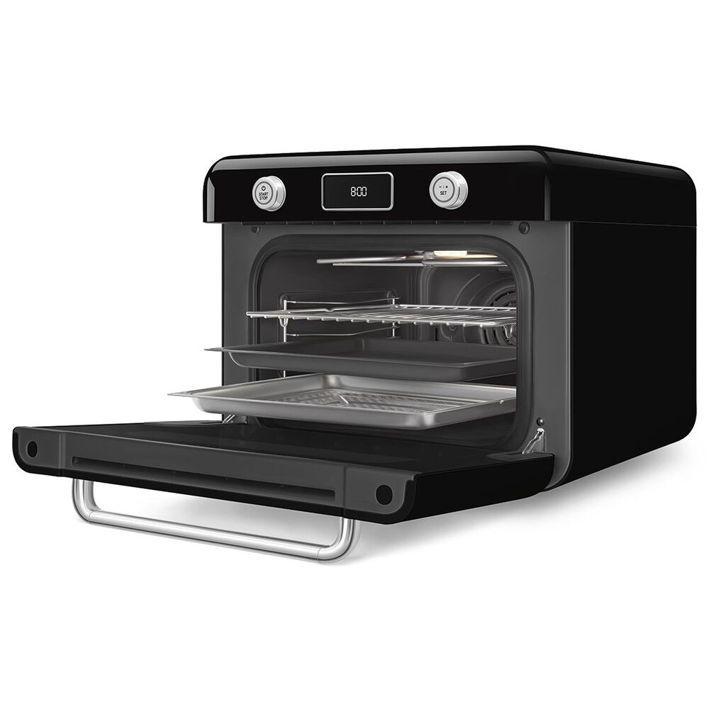 SMEG 10-in-1 Countertop Combination Oven in Black, , large