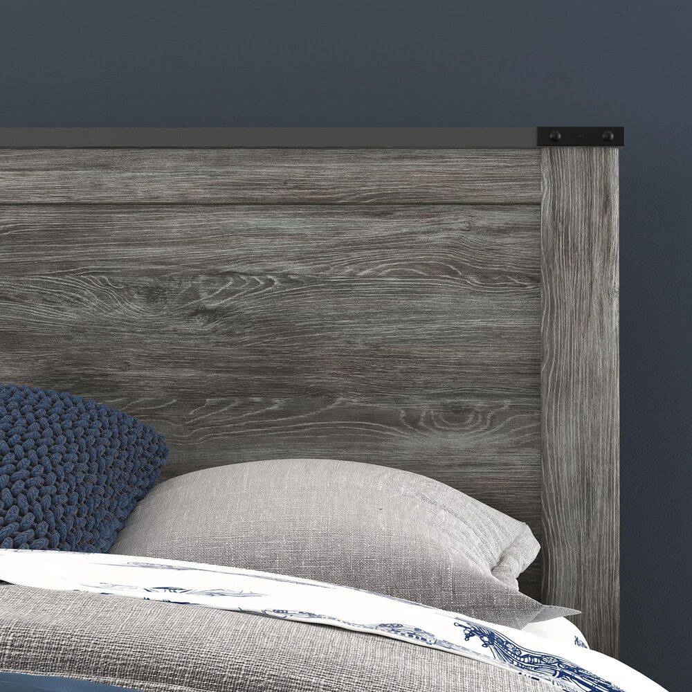 Ashley Frandern Full Panel Bed in Black and Warm Gray, , large