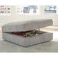 Ashley Aslan Court Storage Ottoman in Flax, , large