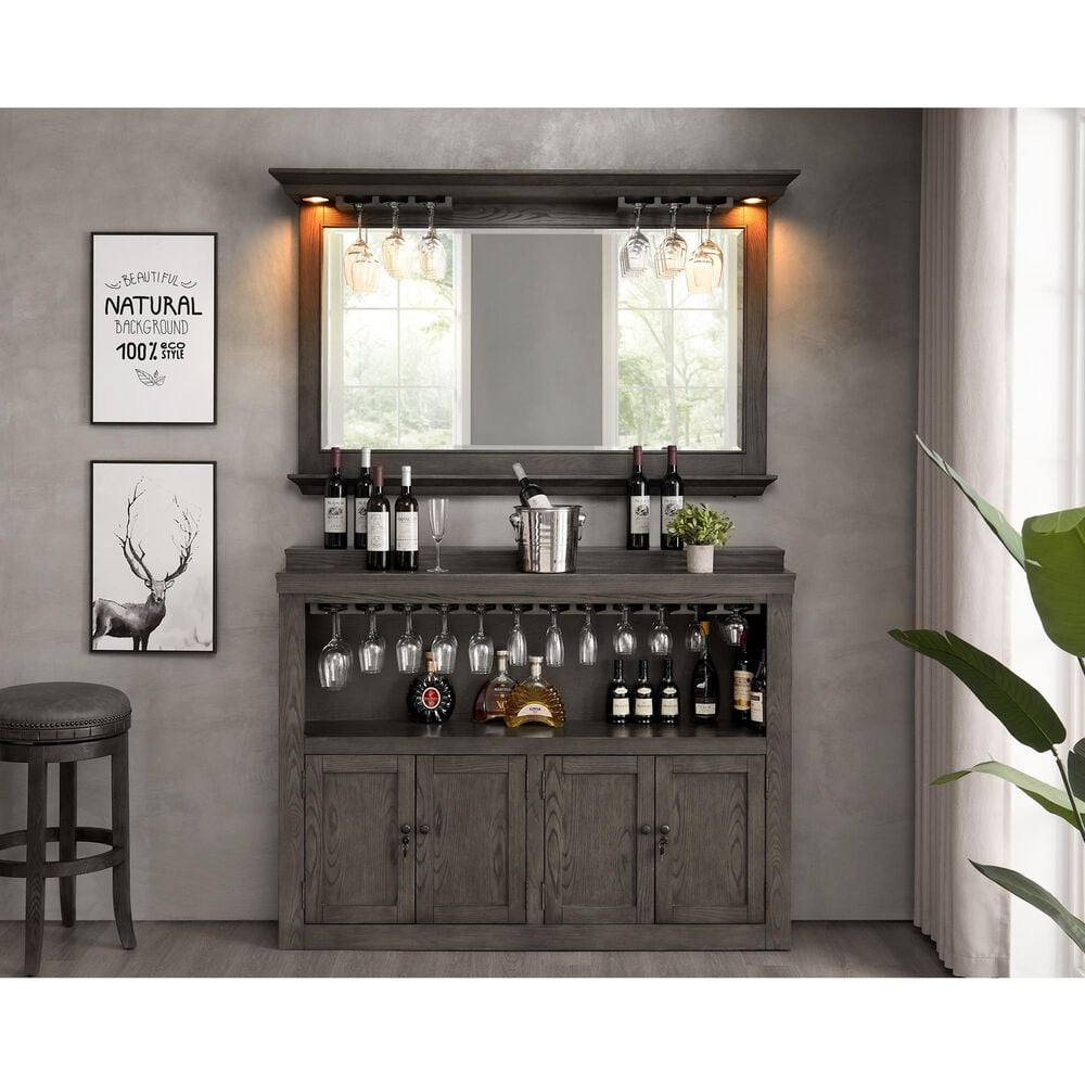 IMPERIAL Bixby Bar Back and Mirror in Charcoal, , large