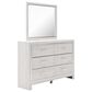 Ashley Altyra 5 Piece Twin Panel Bedroom Set in White with LED Headboard, , large