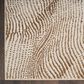 Nourison Central Park West CEP01 Beige and Brown 9" x 12" Area Rug, , large