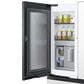 Samsung Bespoke Bespoke 23 Cu. Ft. French Door Refrigerator with Beverage Center - White Glass Panels Included, , large