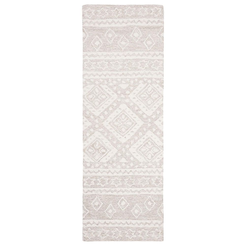 Safavieh Micro-Loop Southwestern 2"3" x 7" Beige and Ivory Runner, , large