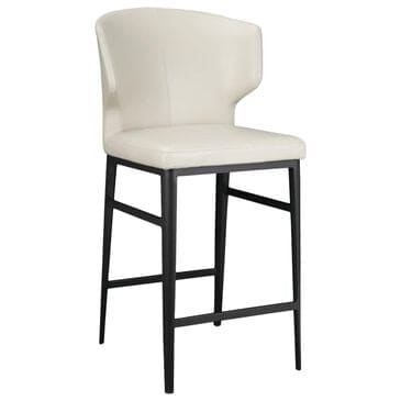 Moe"s Home Collection Delaney Counter Stool in Beige, , large