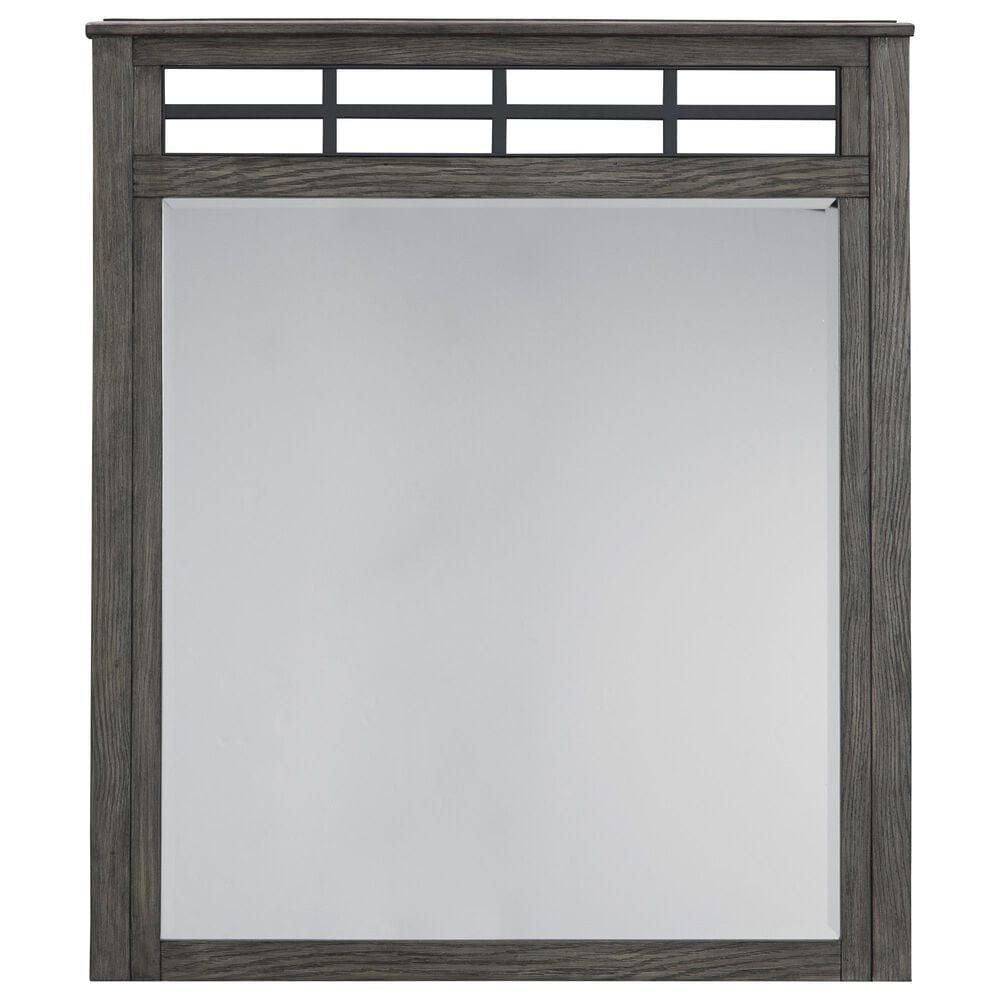 Ashley Montillan Dresser Mirror in Grayish Brown, , large