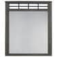 Ashley Montillan Dresser Mirror in Grayish Brown, , large