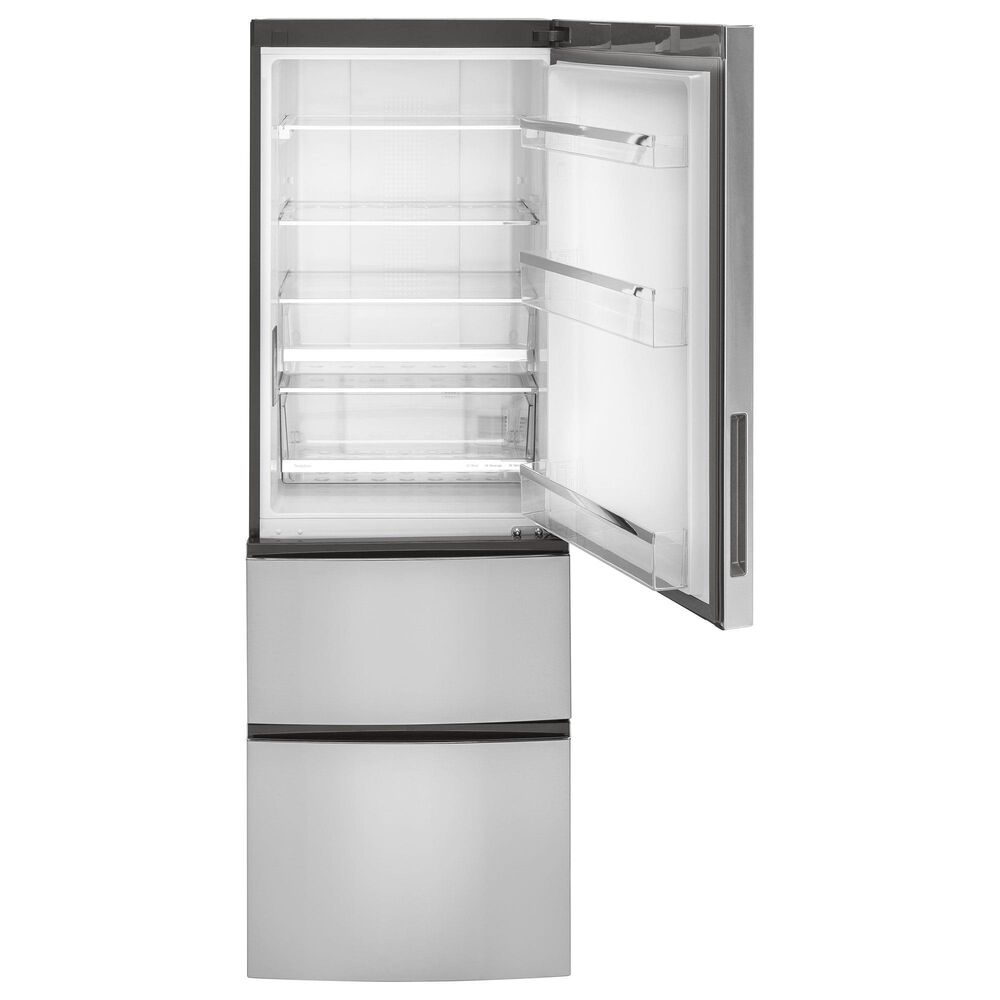 GE Appliances 11.9 Cu. Ft. Counter Depth Bottom-Freezer Refrigerator in Stainless Steel, , large