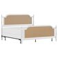Richlands Furniture Melanie King Poster Panel Wood Bed in White, , large
