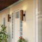 Vaxcel Chiasso 20" 2-Light Outdoor Wall Sconce in Warm Brass, , large