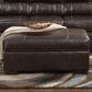 Arapahoe Home Austin Ottoman in Chocolate, , large