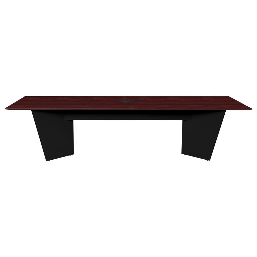Regency Global Sourcing Array 120" Conference Table in Black and Mahogany, , large