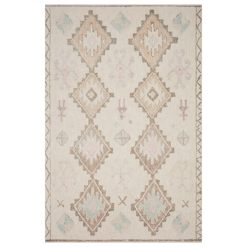 ED Ellen DeGeneres Crafted by Loloi Alameda ALA-01 3"6" x 5"6" Ivory Area Rug, , large