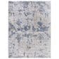 Amer Rugs Hamilton 2" x 3" Ivory and Blue Area Rug, , large