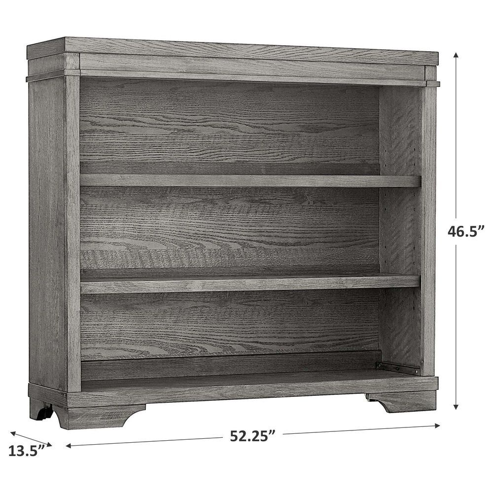 Eastern Shore Foundry Hutch/Bookcase in Brushed Pewter, , large