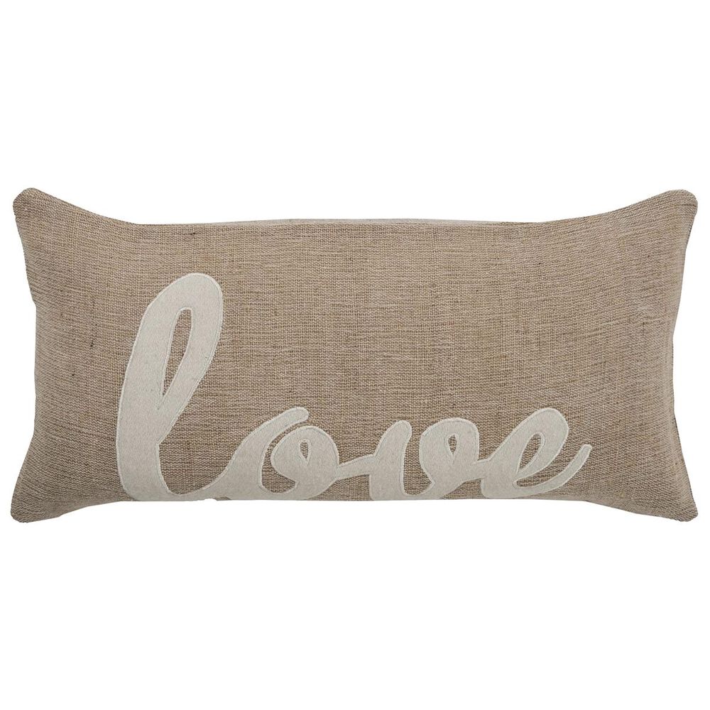 Rizzy Home 11" x 21" Pillow Cover in Neutral and Ivory, , large