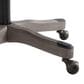 Linon Home Decor Della Office Chair with Natural Cushion in Gray Wash, , large