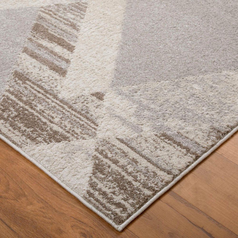 Feizy Vancouver 39NRF 8&#39; x 10&#39; Beige and Brown Area Rug, , large