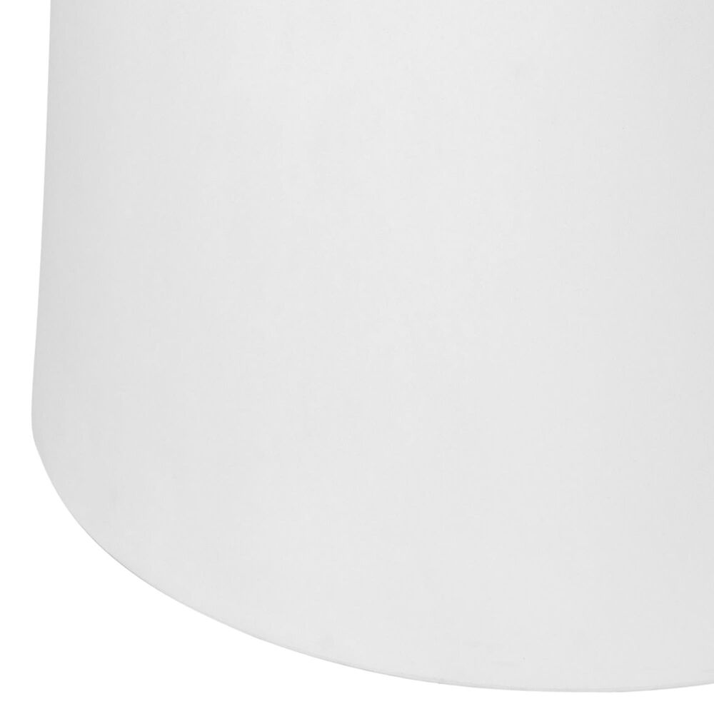 Floating Luxuries Side Table with Umbrella in White and Aruba, , large