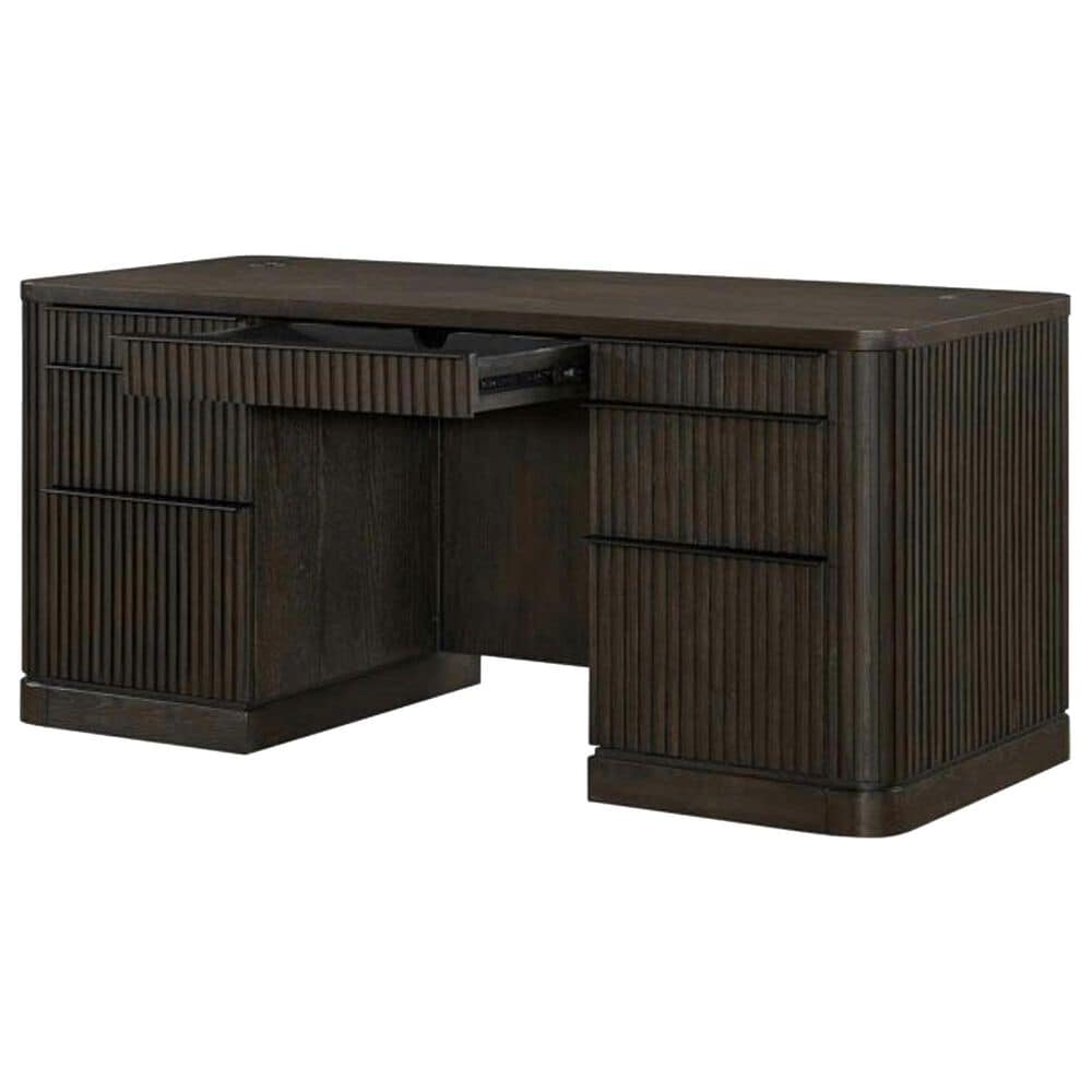Wycliff Bay Tulane 68&quot; Executive Desk in Dark Chocolate, , large
