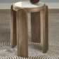 Ashley Gavrilley End Table in Light Gray Wash, White and Taupe, , large